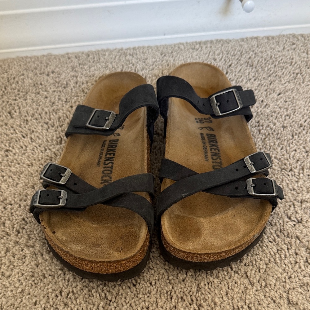 Birkenstock Charcoal Grey Sandals